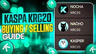 Kaspa KRC20 Token GUIDE - How To Buy / Sell KRC20 Tokens