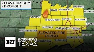 Low humidity, drought conditions increase fire threat in North Texas