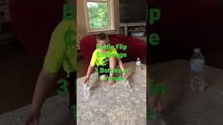 Jackson - Bottle Flip Challenge - 3 bottles in under 1 minute - #Tribe79 #tribe.9ll