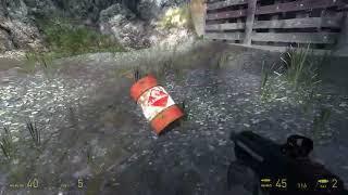 break dancing half life barrel