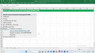 Oracle Fusion Financials Training at 99 INR