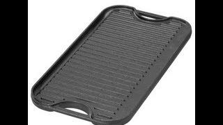 REVIEW: Lodge Pro Grid Cast Iron Grill/Griddle | Cooking With Carolyn