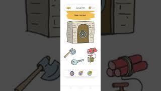 Brain Gym Tricky Level 55 Open the door - Gameplay Solution Walkthrough