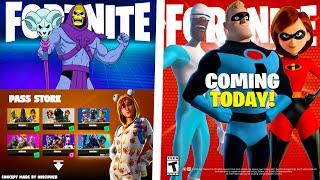 Fortnite NEW Update! (Incredibles TONIGHT, Skeletor Collab, CH2 OG PASS)