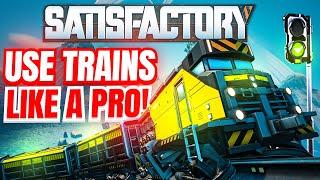 The Ultimate Train Guide: How to Use Trains Like a Pro in Satisfactory!