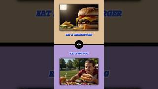 Cheeseburger Vs Hot Dog: The Ultimate Food Preference Showdown