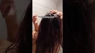 It’s hard to film yourself showering  (hair routine)