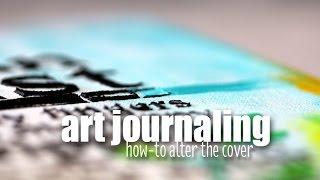 how to embellish your dylusions art journal covers