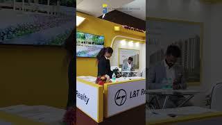 Exhibition stall design and installation for L&T Realty at The Realty Investment Expo 2023