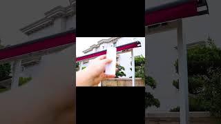 Parking awnings, remote retractable and lit, cover courtyard patio #shade #decor #roofing #cover