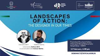 Landscapes of Action: The Designer in Our Times - Stefano Mirti in conversation with Kaiwan Mehta