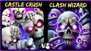 Clash Of Wizard Vs Castle Crush Game Comparison!