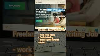 Freelance essay writing job #workfromhome #freelancejobs #youtubeshorts #viral #jobsforstudents