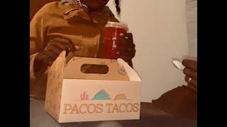 MEXICAN MUKBANG | PACO'S TACOS BERMUDA | TACO FOOD TRUCK | MUKBAG | ROSHEENA PAMPLIN