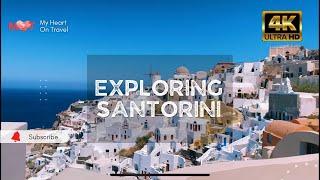 Exploring Santorini, Greece in 2022 | Amazing Vistas - 4K