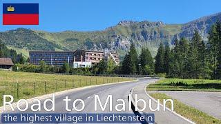 Liechtenstein: the road to Malbun