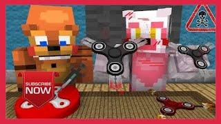 FNAF Monster School: Making Fidget Spinners! - Minecraft Animation