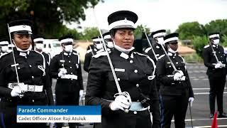 President Akufo-Addo reviews Police Academy's 50th Cadet Officers' Graduation Parade.