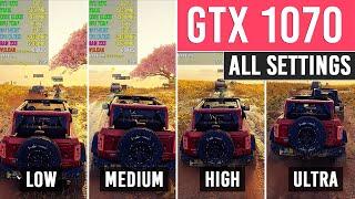 The Crew Motorfest - GTX 1070 - All Graphics Settings - FPS Comparison | 1080p 60fps