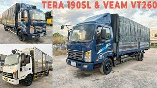 Xe tải cũ 1,9 tấn giá rẻ | Tera 190SL, Veam VT260 đời 2021 & 2022  thùng 6m2 zin đẹp