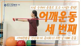 어깨 건강을 위한 운동법③ [어깨관절을 건강하게 유지하기 위한 날개뼈 운동]│안양윌스기념병원