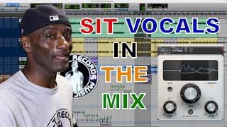 How to Mix Vocals to Sit in a (Stereo 2 Track) Beat or Any Mix