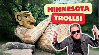 MINNESOTA'S GIANT TROLLS! (Thomas Dambo Trolls) #geocaching