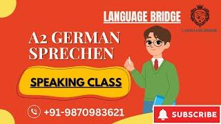 A2 GERMAN SPRECHEN || SPEAKING CLASS || LEARN GERMAN WITH LB