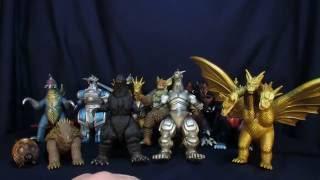 BANDAI GODZILLA ISLAND VINYL FIGURES - COMPLETE SET REVIEW - +7000 SUB