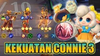 CONNIE SKILL 3 DENGAN KEKUATAN 3 HERO LEGENDS!!! MAGIC CHESS COMBO OP