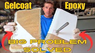 How to Gelcoat Over Epoxy - EPOXY TIE COAT Solution!