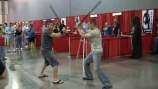 Ray Park Weapons Demonstration AdventureCon 2009 - 405th - UNCUT