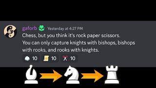 Chess But Rock Paper Scissors