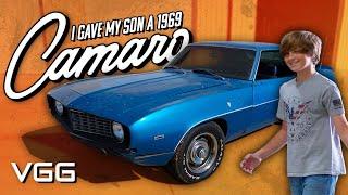 I surprised my 12 year old son with a 1969 Camaro! (He had no idea)