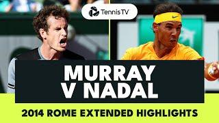 EPIC Rafael Nadal vs Andy Murray Quarter-Final!  | Rome 2014 Extended Highlights