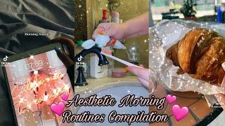 Morning Routines Compilation TikTok| GRWM Morning | Vanilla Coffee | #tiktok