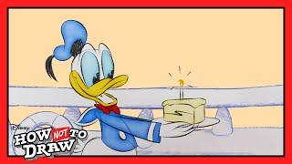 Donald Duck Cartoon Comes to Life ️ | Donald Duck | How NOT to Draw | @disneychannel