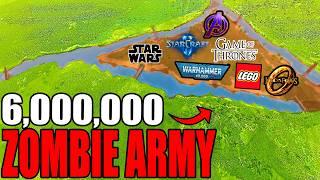 Can ALL Fantasy Armies Hold ISLAND BRIDGE FORTRESS vs 6,000,000 Zombie Army?! - UEBS 2: Best Mods