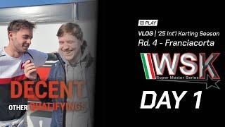 VLOG - Day 1 - WSK Super Master Series 2025 - Rd 4 - Franciacorta Karting Track