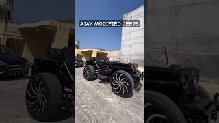 WELCOME TO AJAY MODIFIED JEEPS ️9518434922BEST JEEP MAKER #thar #modifiedjeep #shorts