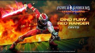 Zayto - Dino Fury Red Ranger | Official Moveset | Power Rangers: Legacy Wars