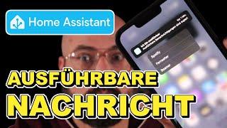 Interaktive Push-Benachrichtigungen mit Buttons über Home Assistant App