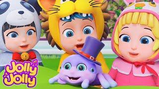 Itsy bitsy spider, Three little kittens + More | Jolly Jolly - Learn and Play - Nursery Rhymes