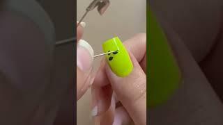 easy nail art using safety pin #nails #naildesigns #simplenailarts #nailsart #easynaildesigns