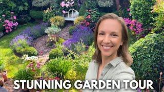 Garden Tour BURSTING with Color, Creativity & a HYDRANGEA WATERFALL!!!!!!!