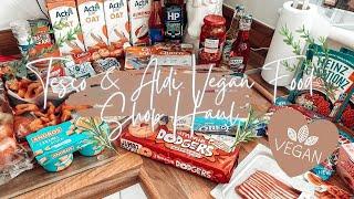 TESCO AND ALDI VEGAN FOOD SHOP HAUL | Isobel Celine