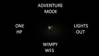 Don't Starve Adventure Mode: Lights Out & 1 HP as Wes (Full)