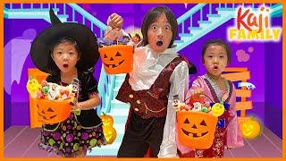 Trick or Treating Halloween Special with Kaji Family!