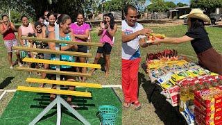 Jogo de cesta básica , quem tiver mais habilidade vence