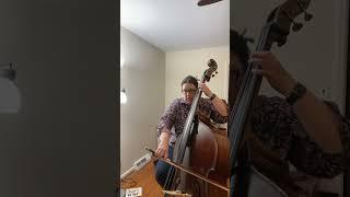 Double Bass Day 5  Hark the Herald Angels Sing #harktheheraldangelssing  #doublebass #bass